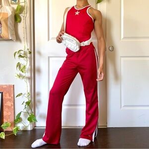 Y2K Red Nike Sweatpants